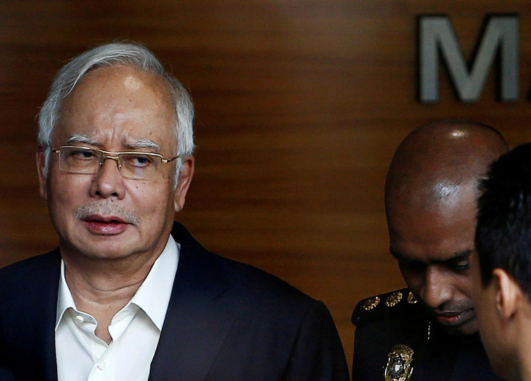 Former prime minister Najib Razak is accused of defrauding 1Malaysia Development Berhad and misappropriating billions of dollars in public funds. (Reuters)