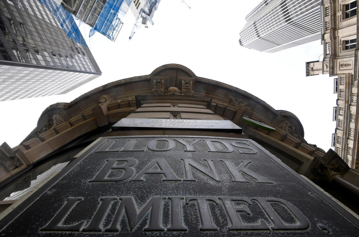 A branch of Lloyd's bank in the City of London financial district. (Reuters)