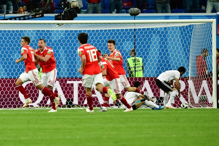 AS IT HAPPENED: Egypt 1-3 Russia - Mohamed Salah consolation as hosts breeze past the Pharaohs