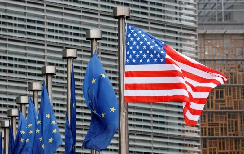 The Commission formally adopted a law putting in place the duties on €2.8 billion worth of US goods. (Reuters)