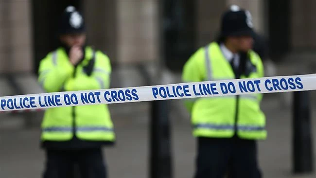 File photo showing a crime scene cordoned off by UK police. (Reuters)
