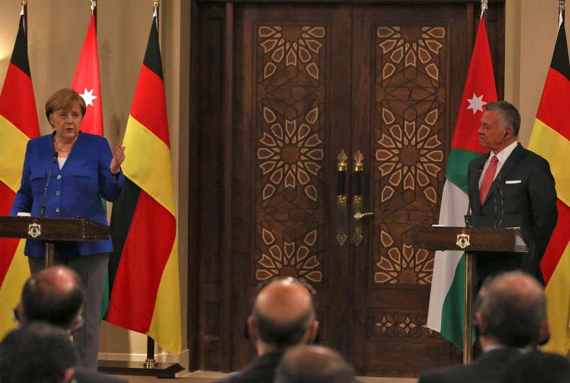 Germany’s Merkel calls for solutions to Iran’s ‘aggressive tendencies’