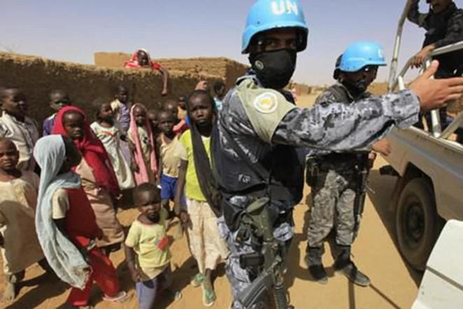 File photo showing UN peace keepers in Darfur, Sudan. (Reuters)