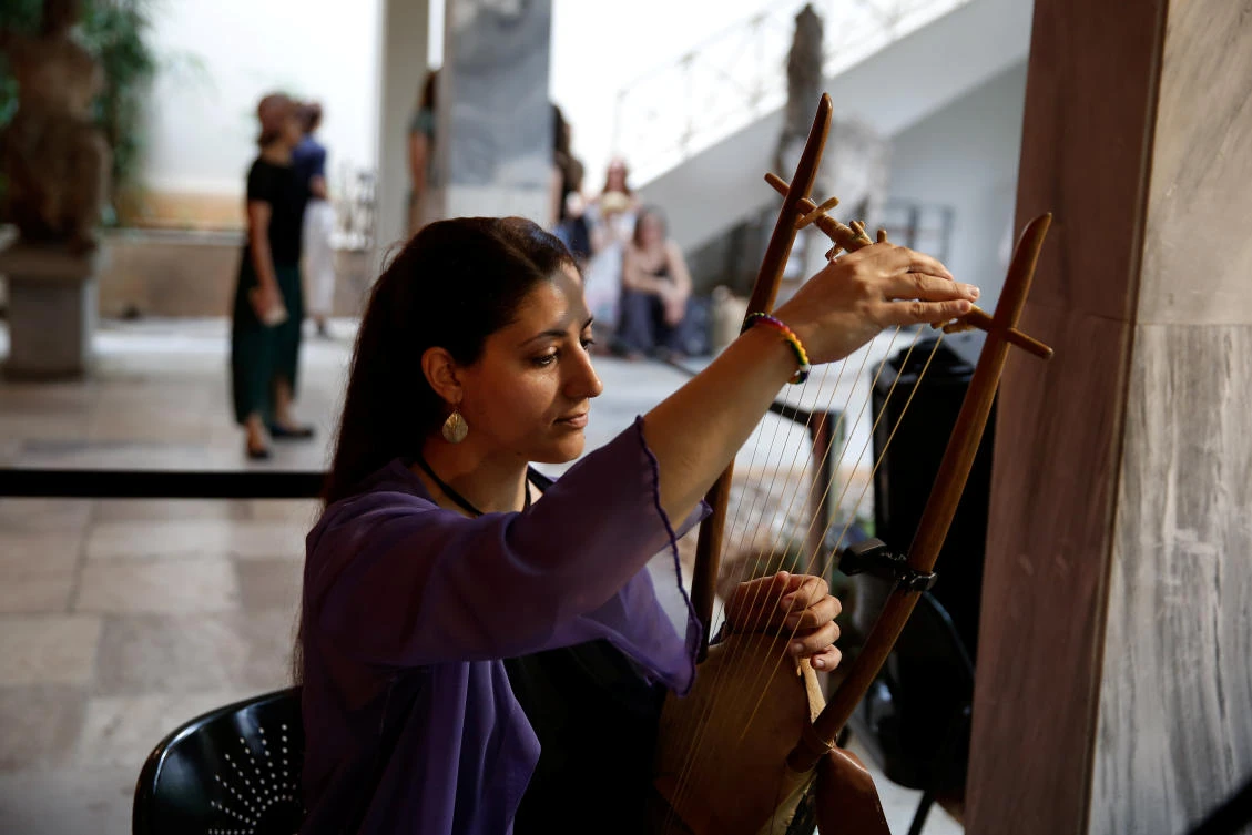 Ancient musical instruments get an airing in Athens
