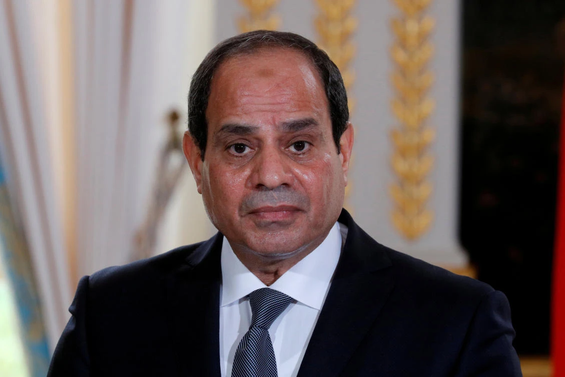 Egyptian President Abdel Fattah El-Sisi attends a news conference at the Elysee Palace in Paris, France, October 24, 2017 (Reuters/Philippe Wojazer/File Photo)