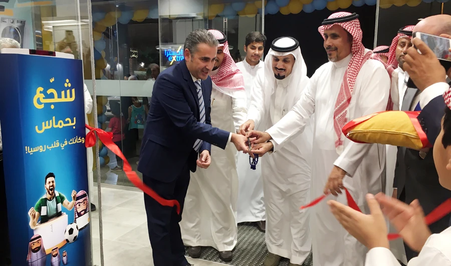 The opening ceremony of X-Cite by Alghanim Electronics store in Riyadh.