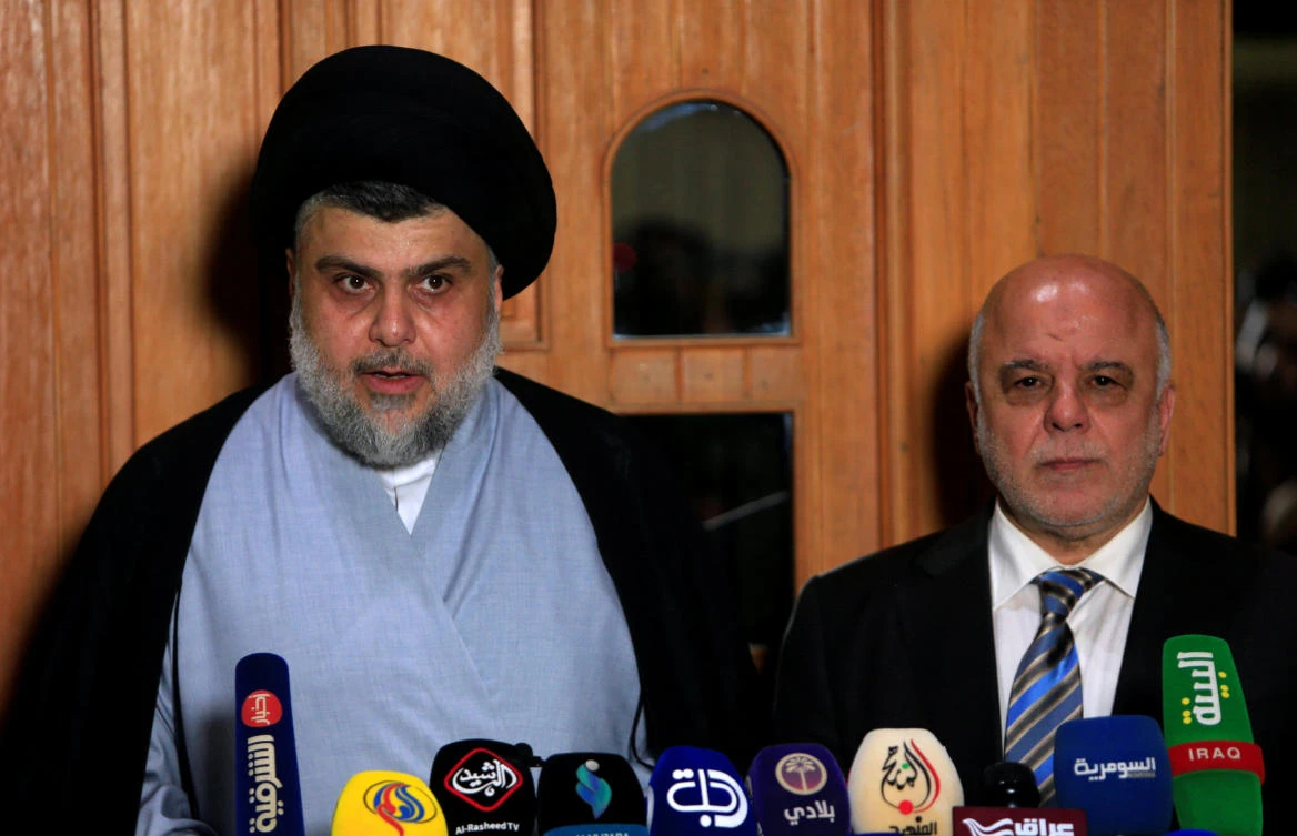 Iraqi PM Abadi and cleric Sadr announce political alliance