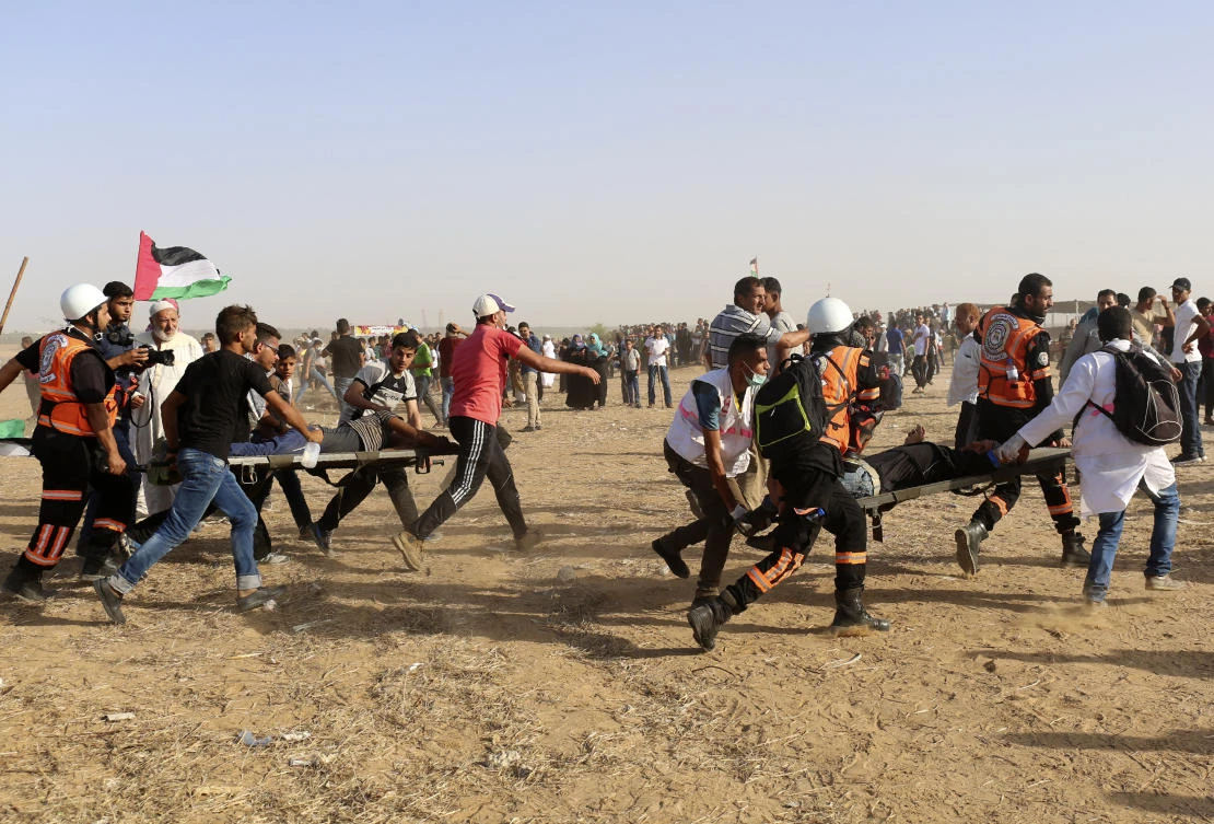 The man was killed in clashes two days ago (AFP)
