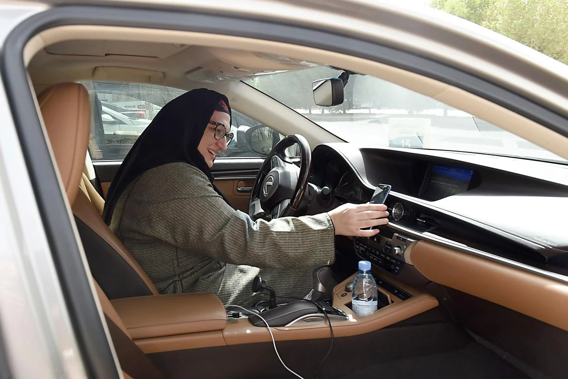 ‘Because I can’: ride-hailing app welcomes Saudi women drivers
