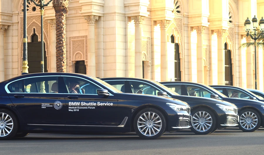 MYNM provided a fleet of 50 cars to transport guests at the Makkah Economic Forum.