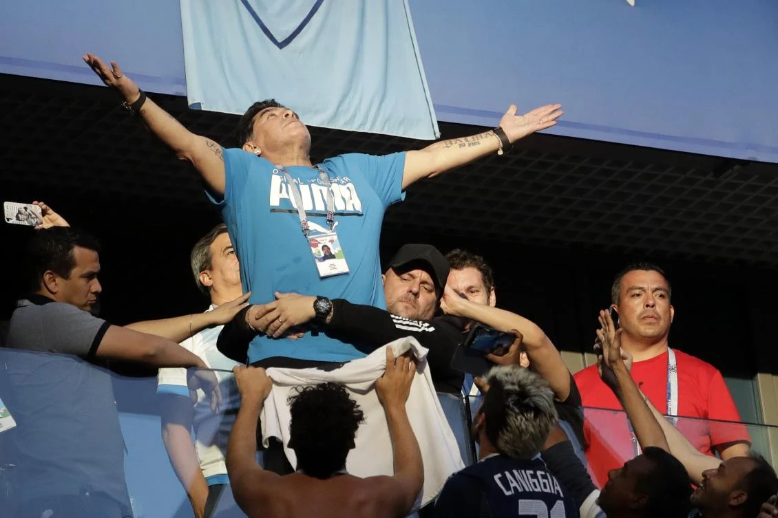 Maradona says he’s fine after health scare