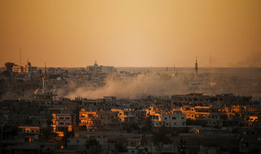 the Syrian regime and its allies were continuing their military operations, siege and displacement of civilians. (AFP)