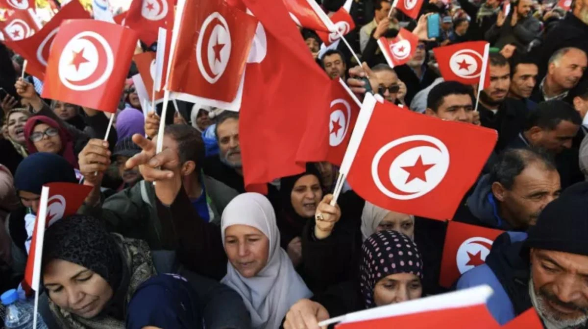 Anti austerity protests in Tunisia earlier this year. (AFP)