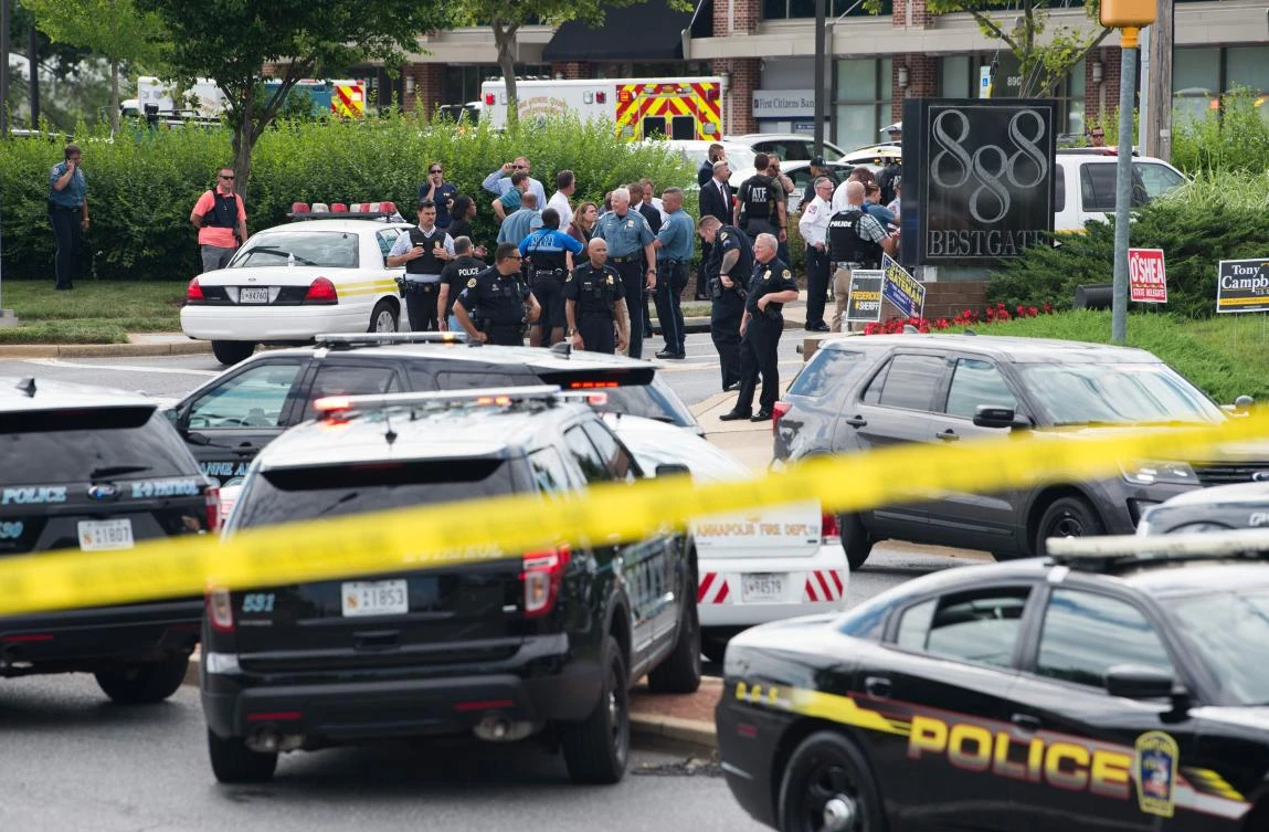 Suspect charged after 5 killed in shotgun attack on Maryland newsroom