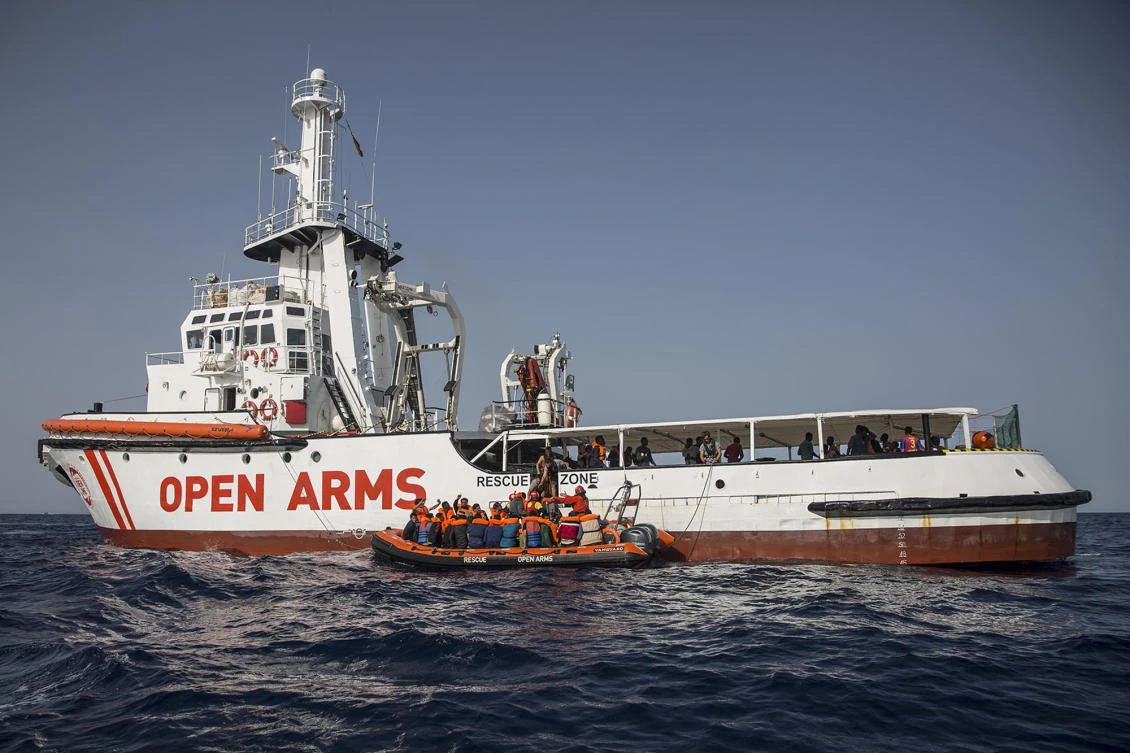 Spanish rescue boat saves 60 migrants off Libyan coast