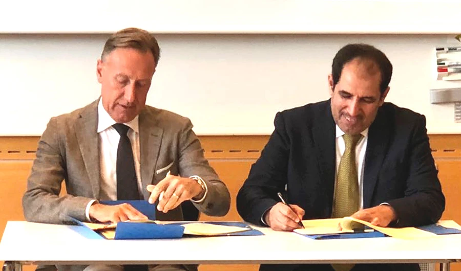 The signing ceremony took place in Gothenburg, Sweden.