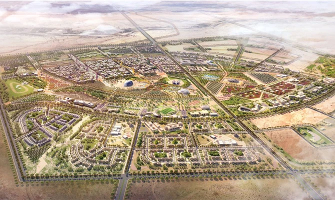 The new city will have heritage centers, museums, recreational areas and a convention center.
