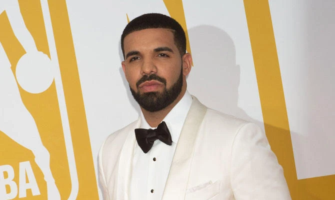In this file photo taken on June 26, 2017 Drake arrives to the NBA Awards at Basketball City in New York. (AFP)