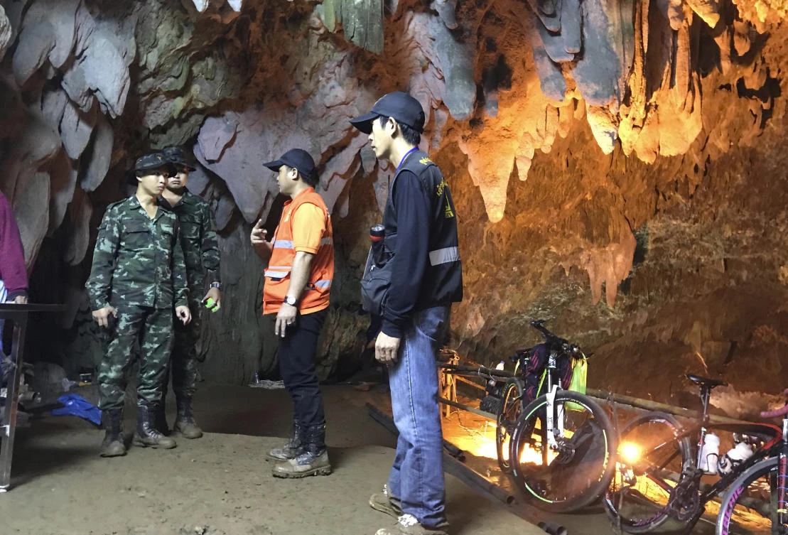 Thai rescuers establish base deep inside cave as hopes raised