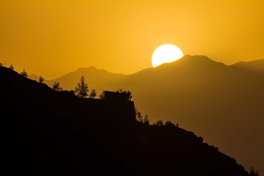 Temperatures in the day were pushing up to 50C during the day (Shutterstock)