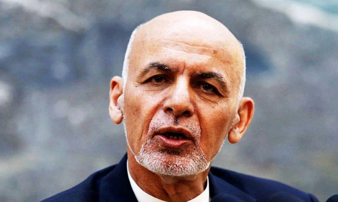 Afghan President Ashraf Ghani speaks during a news conference in Kabul, Afghanistan on Saturday, June 30, 2018. (REUTERS)