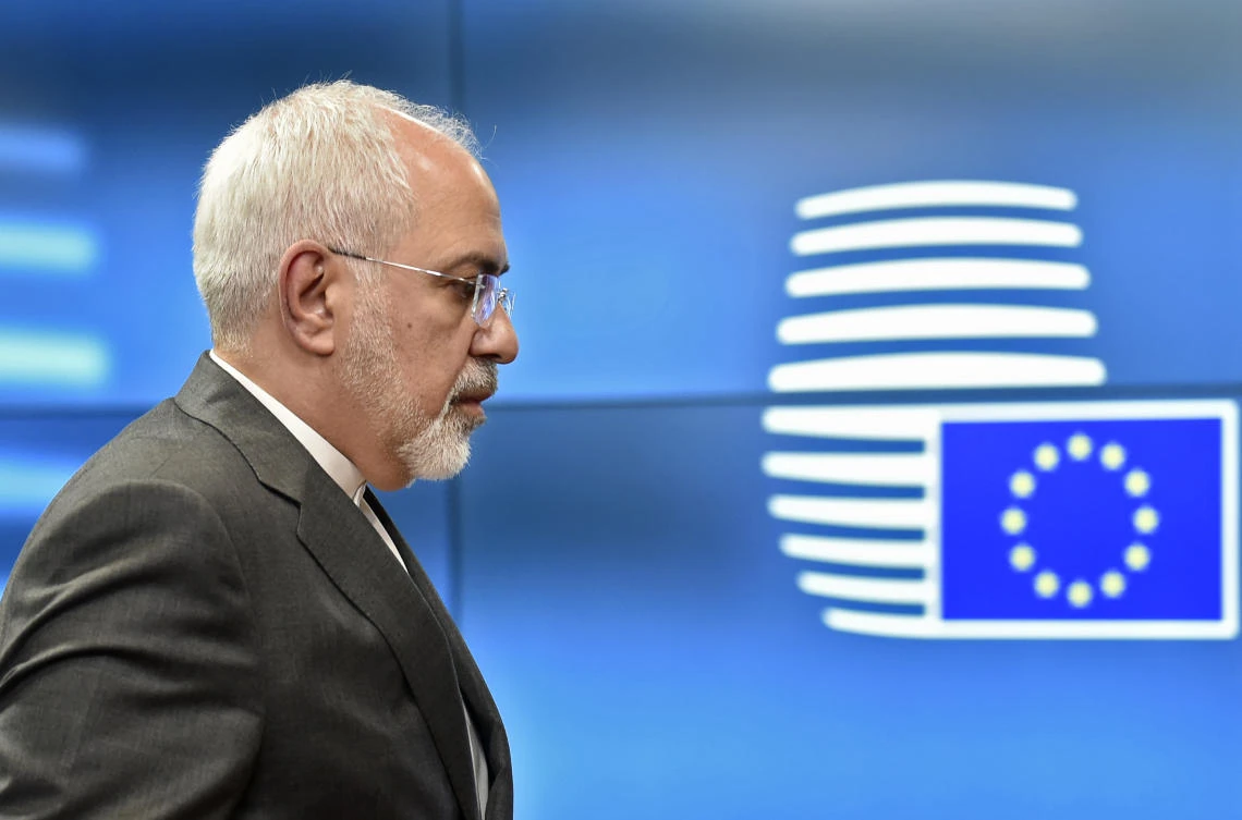 Iran’s Foreign Minister Mohammad Javad Zarif, above, will meet with his counterparts from countries which are still party to its nuclear accord. (AFP)