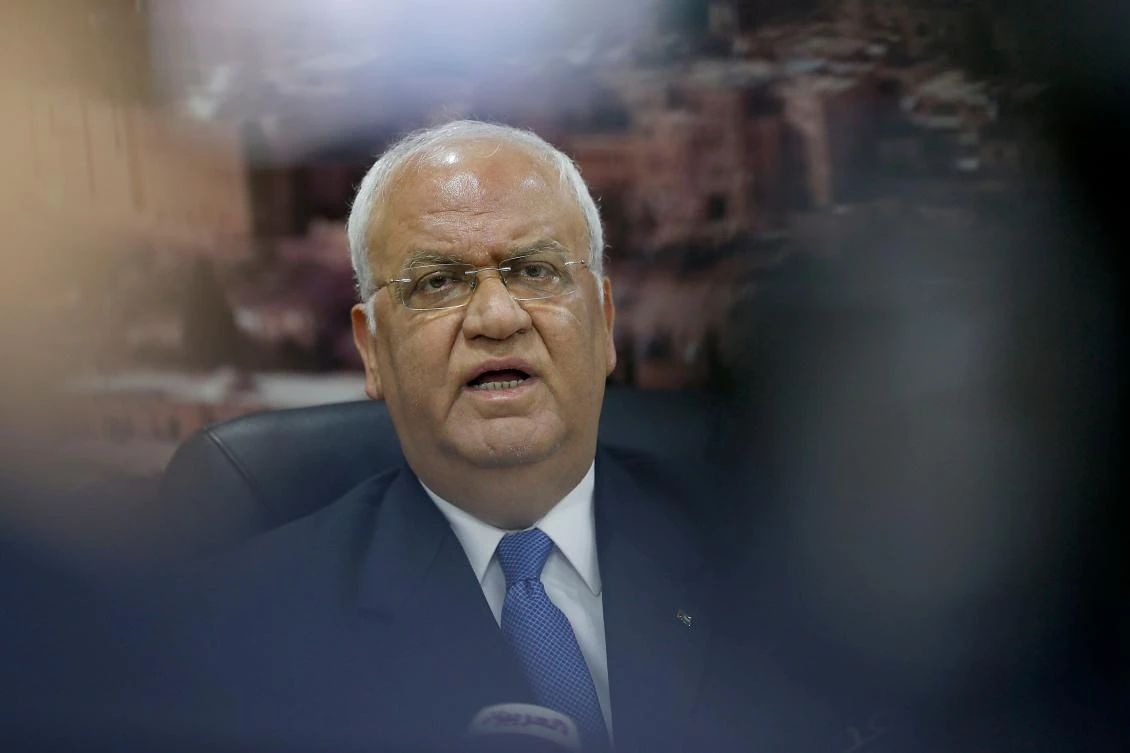 Saeb Erekat, secretary general of the Palestine Liberation Organization, said the move threatened the existence of the cash-strapped Palestinian Authority. (AFP)