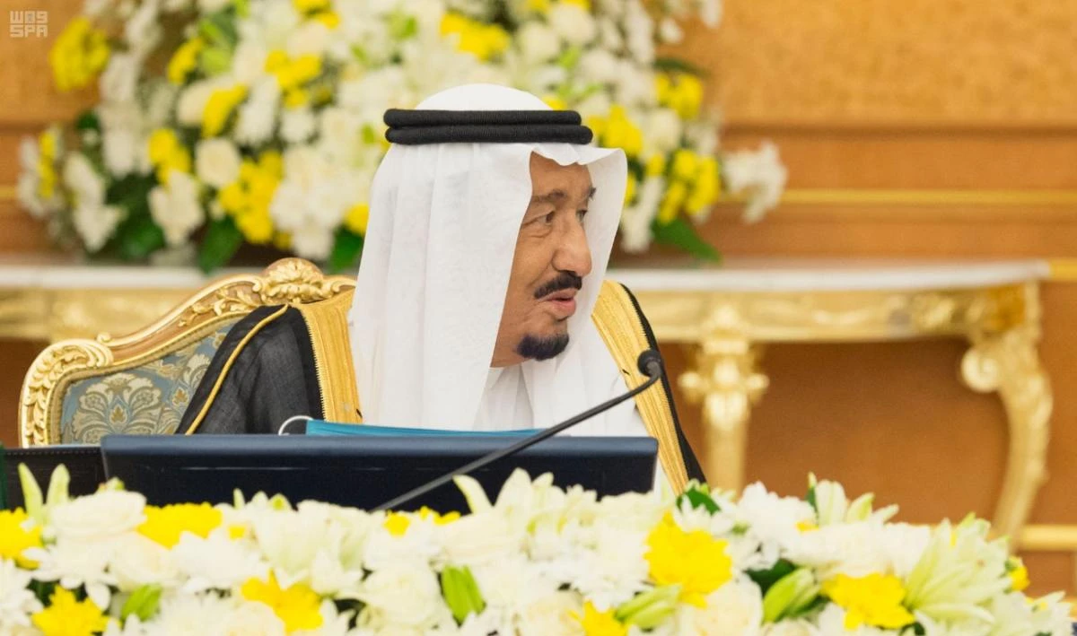 Saudi council of ministers hold weekly meeting, chaired by King Salman, in Riyadh. (SPA)