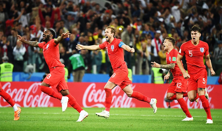 Harry Kane’s England held their nerve to dump Colombia out of the World Cup on penalties. (AFP)