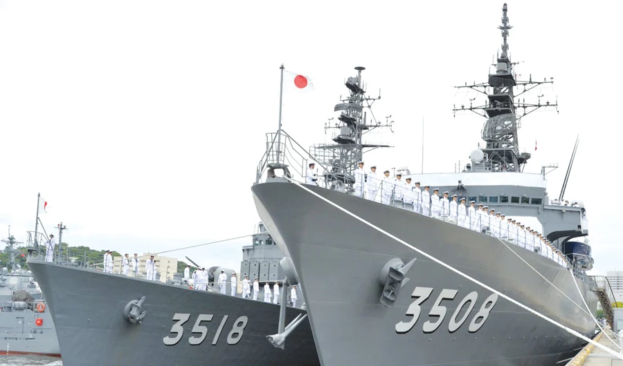 The Japanese squadron will visit the Red Sea port of Jeddah from July 14 to 17.