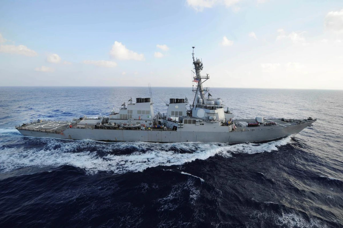 US Navy ready to ensure 'free navigation' after Iran Hormuz threat