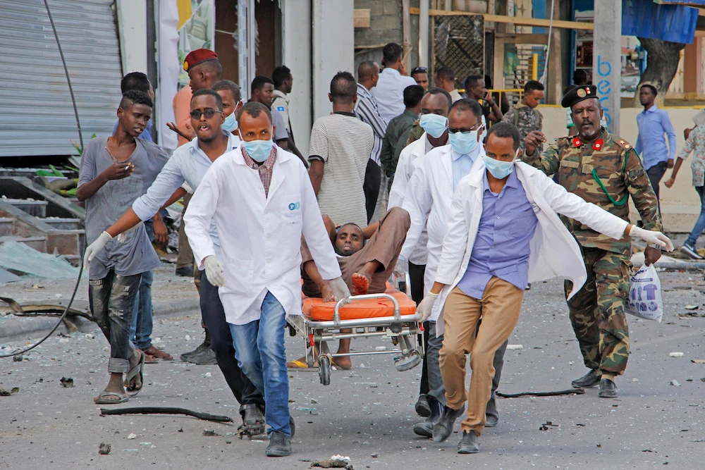 At least 9 killed in attack on Somalia's interior ministry