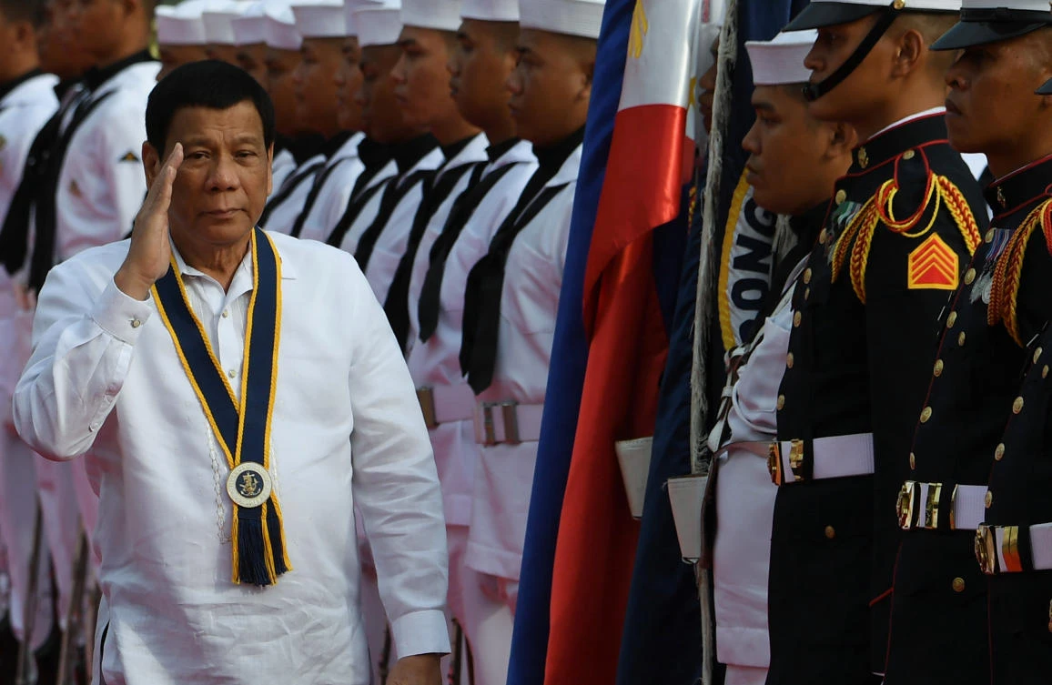 President Rodrigo Duterte ran on a law-and-order platform that included promises to kill thousands of people involved in the drug trade, including officials. (AFP)