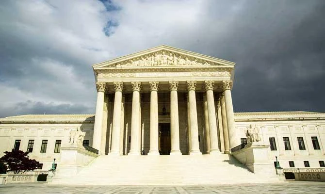 The US Supreme Court building in Washington, DC. (AFP)