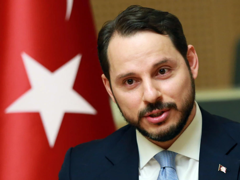 Turkey lira slides after Erdogan son-in-law named finance chief