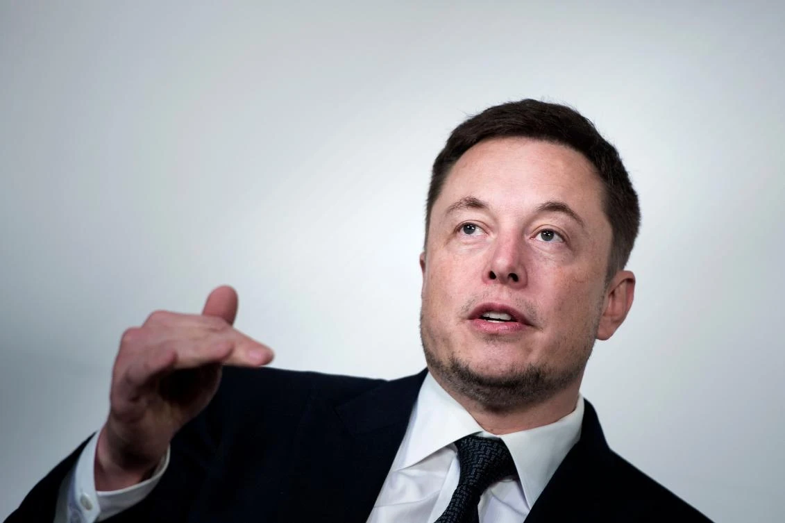 In this July 19, 2017 photo, Elon Musk, CEO of SpaceX and Tesla, speaks during the International Space Station Research and Development Conference at the Omni Shoreham Hotel in Washington, DC. (AFP/Brendan Smialowski)