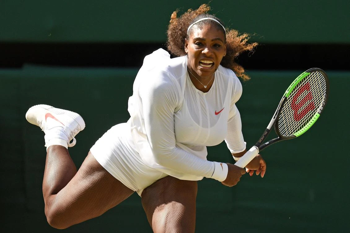 Serena Williams came from a set down to beat Camila Giorgi. (AFP)