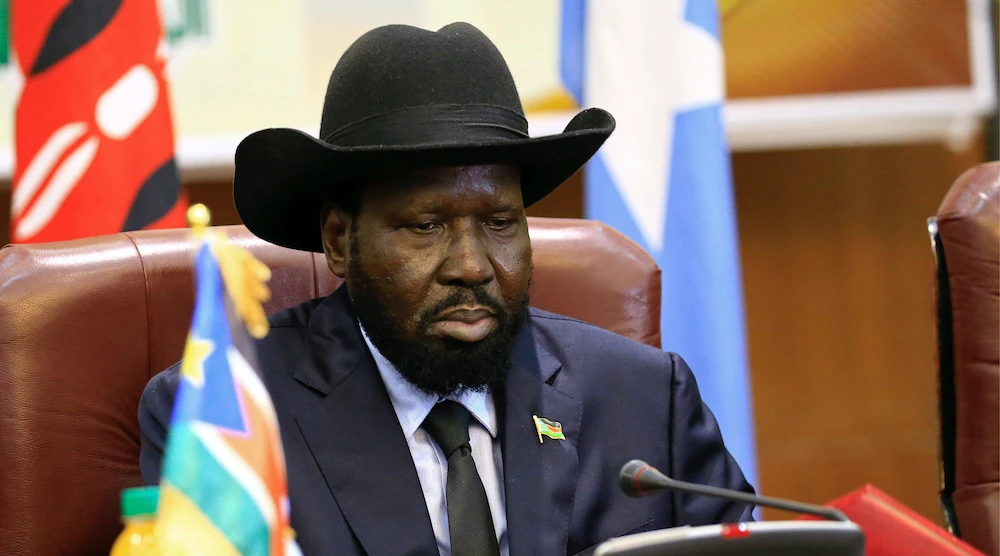 In this file photo,South Sudan President Salva Kiir attends talks in Khartoum on an end to his country's civil war.