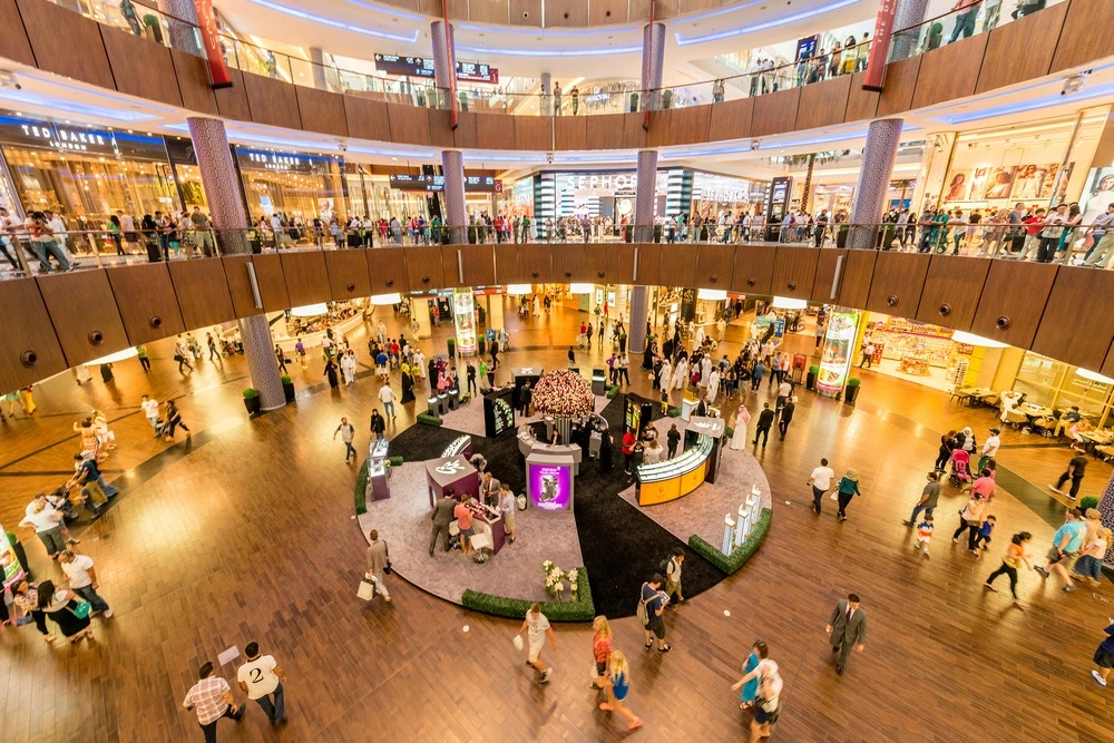 Dubal Mall shopping mall on August 7 in Dubai, UAE. (shutterstock)