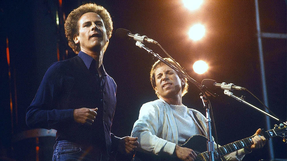 Paul Simon, right, and Art Garfunkel. Simon said he will stop touring after a September 22 concert at Forest Hills Stadium in the New York borough of Queens, where he grew up. (Shuttersock)