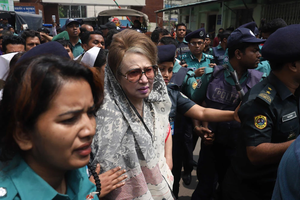 British lawyer for jailed Bangladeshi ex-PM ‘outraged’ by India entry denial