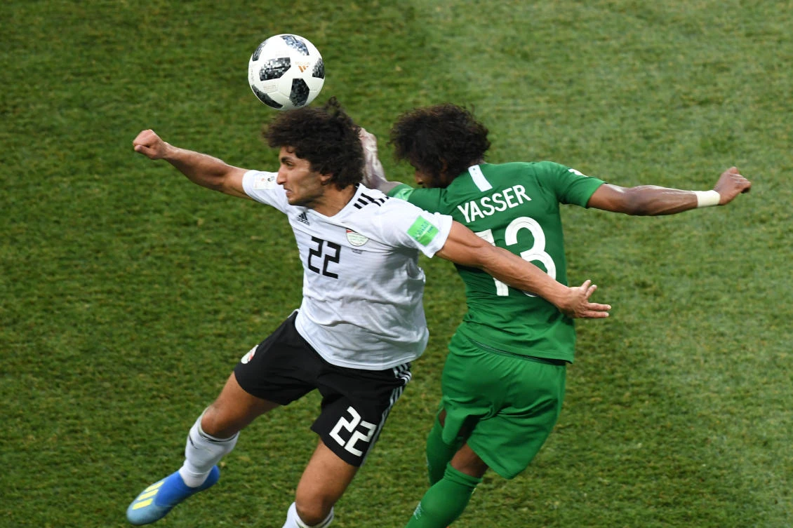 Saudi Arabia and Egypt met in the group stage in Russia, with the Green Falcons winning 2-1. (AFP)