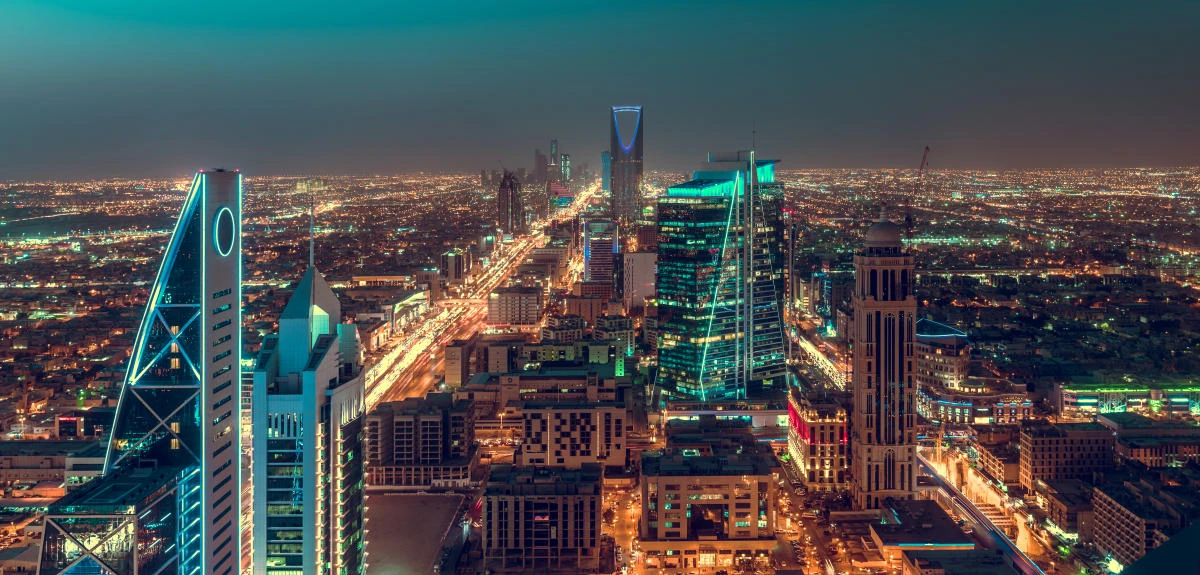 Riyadh by night: The Kingdom is keen to nurture its native fintech ecosystem. (Shutterstock)