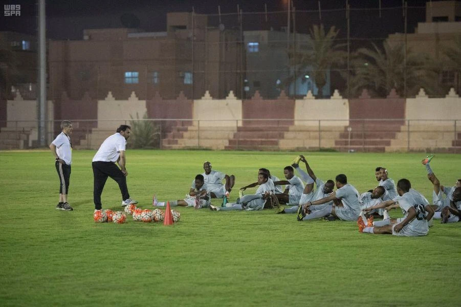 The Saudi national team for individuals with mental disabilities is preparing for the 7th Football World Cup for people with mental health problems. (SPA)