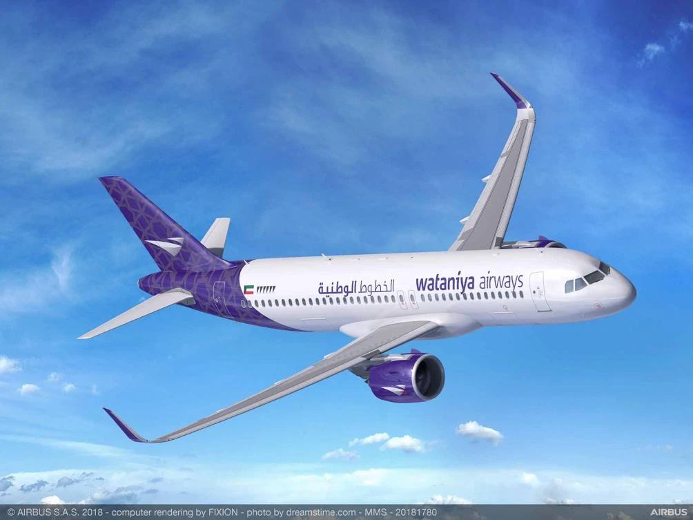 Wataniya Airways currently operates a fleet of four A320 family aircraft serving destinations in the Middle East, Europe, Africa and Asia from its home base in Kuwait.