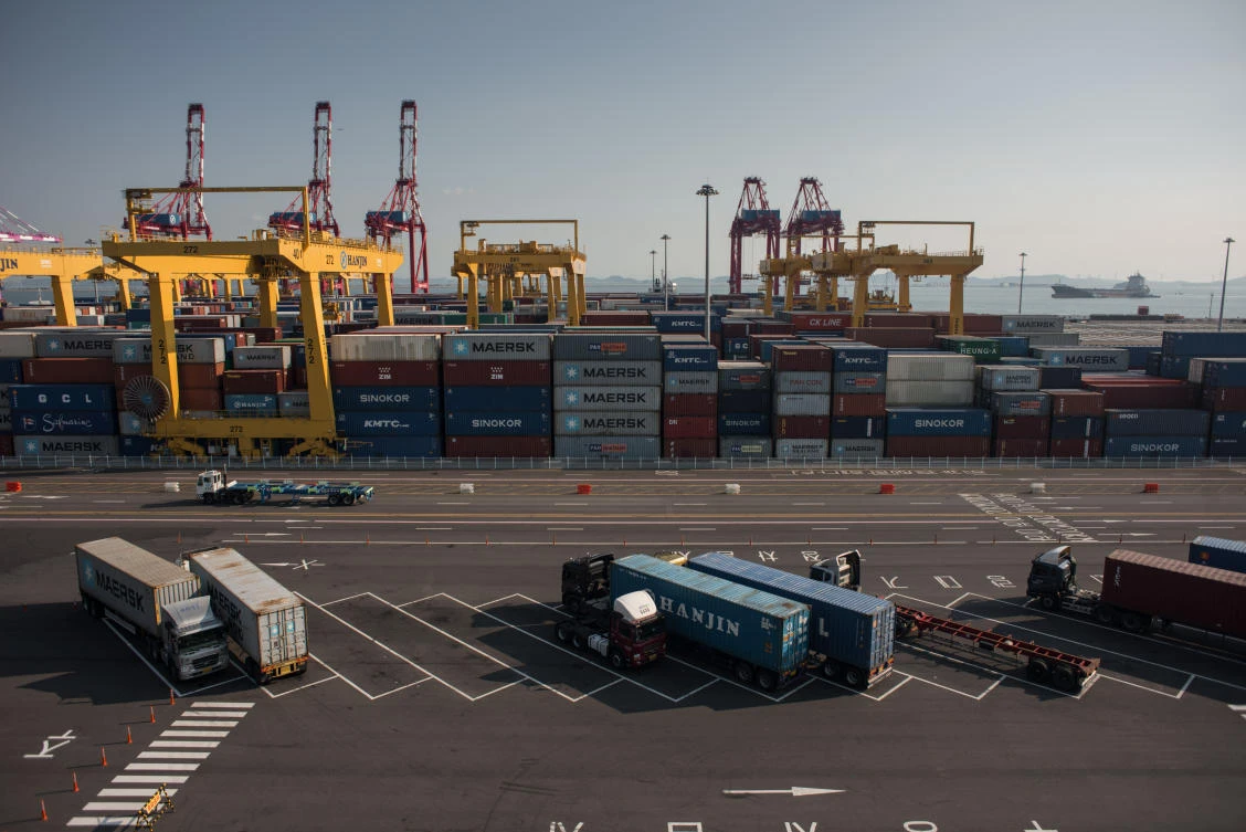 Exports account for more than half of the South’s economy, with more than a quarter of exports shipped to China and about 12 percent to the US. (AFP)