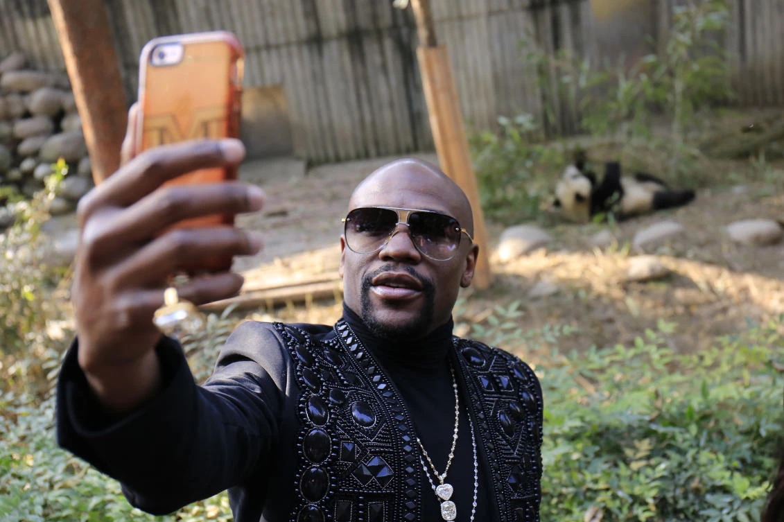 American boxer Floyd Mayweather pulled in some $285 million in the period June 2017 to June 2018, largely thanks to his August 2017 comeback fight win over mixed martial arts champion Conor McGregor. (AFP)