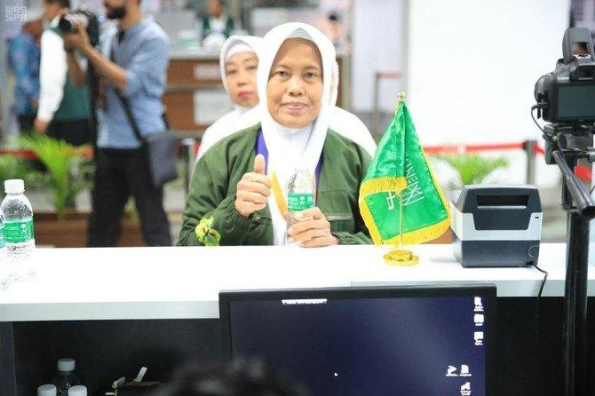 A fast-track clearance for Indonesian Hajj pilgrims — known as the “Makkah Road” — has been opened at Jakarta’s Soekarno Hatta airport. (SPA)
