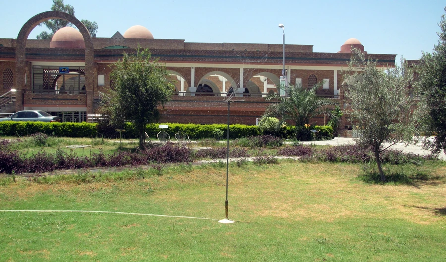 A view of the seminary from the Quran Garden. (Photo courtesy: Zahoor Islam)