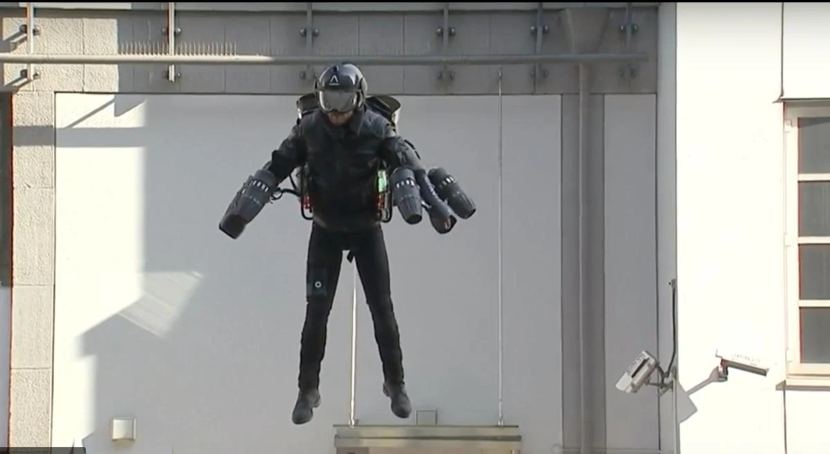Leaving on a jetsuit? London store offers chance to hover like "Iron Man"